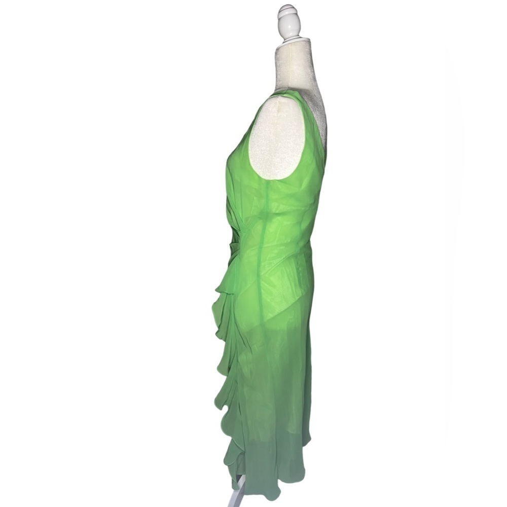 Green Y2K Ruffle Dress - Picture 8 of 9